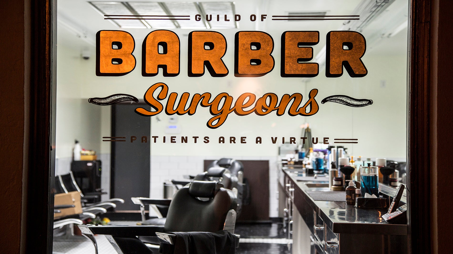 A look through the window of Barber Surgeons